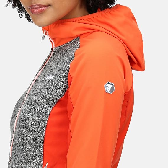 Regatta Womens Garn Full Zip Hooded Softshell Jacket