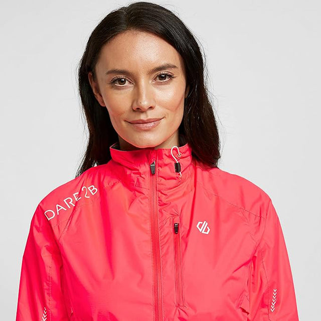 Dare2b Womens Mediant Waterproof Reflective Cycle Jacket