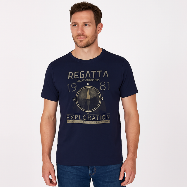 Regatta Mens Cline IV Graphic Print T Shirt