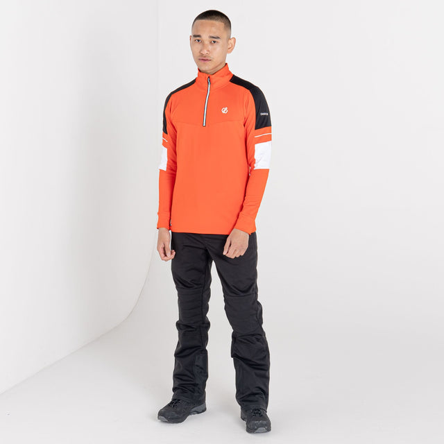 Dare2b Mens Jenson Button Edit Outstand Half Zip Core Stretch Midlayer