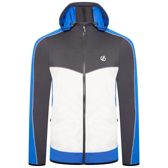 Dare2b Mens Revivied Core Full Zip Stretch Hooded Jacket