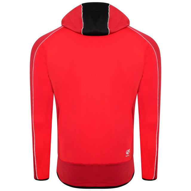 Dare2b Mens Revivied Core Full Zip Stretch Hooded Jacket