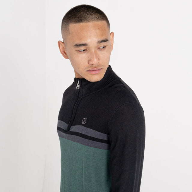 Dare2b Mens Dutiful Half Zip Jumper Knitted Sweater