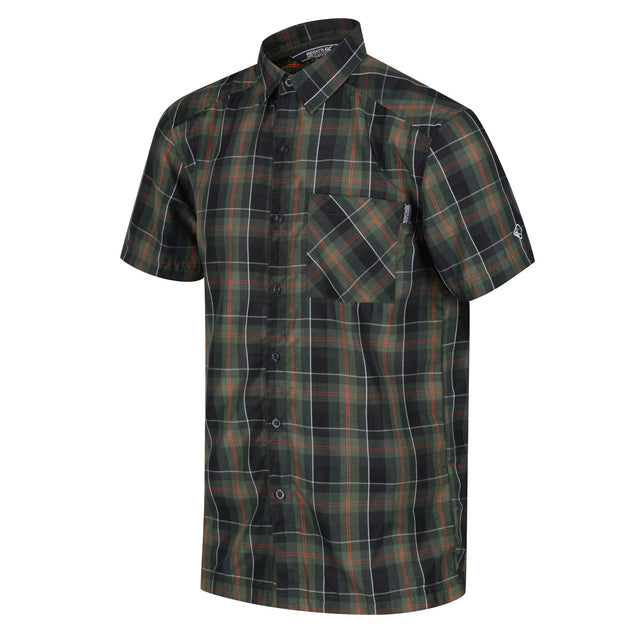 Regatta Mens Kalambo V Short Sleeve Check Shirt
