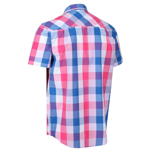Regatta Mens Ramiel Short Sleeve Check Shirt