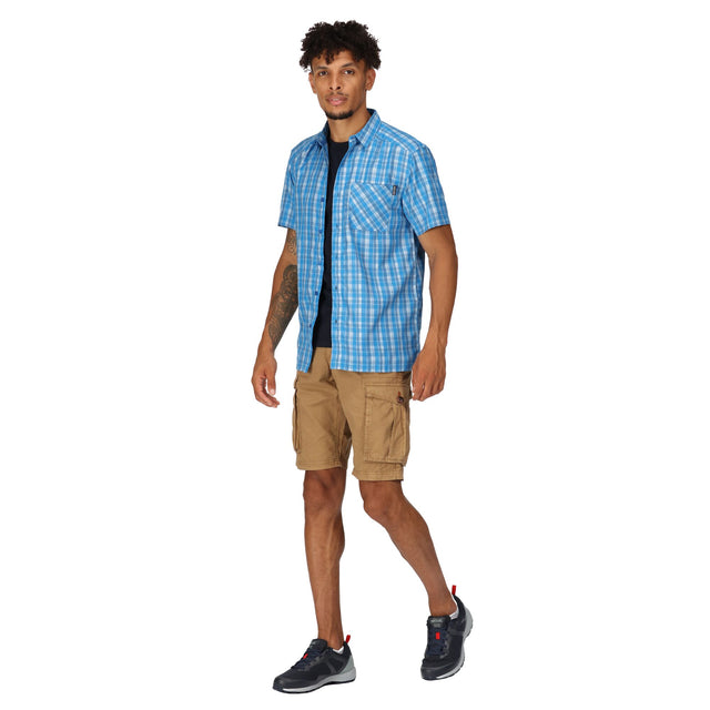 Regatta Mens Kalambo VII Short Sleeve Check Shirt