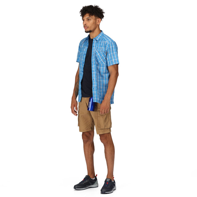 Regatta Mens Kalambo VII Short Sleeve Check Shirt