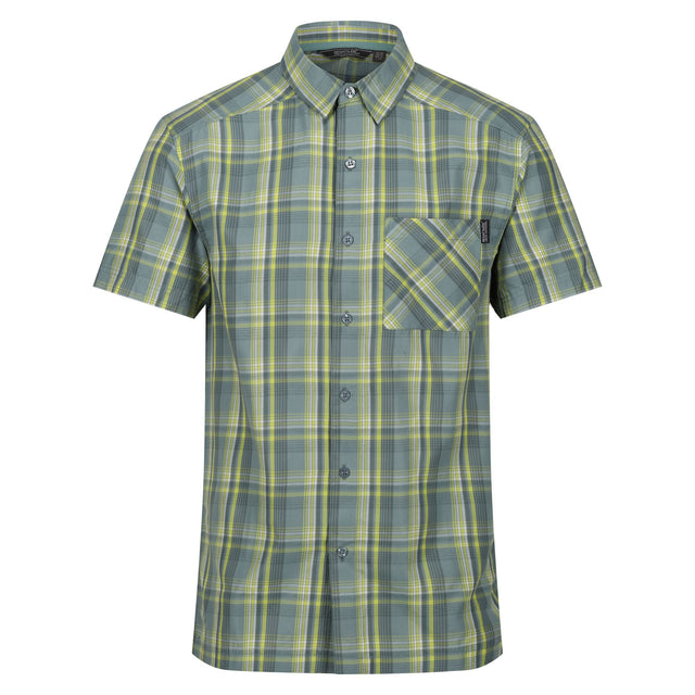 Regatta Mens Mindano VII Short Sleeve Check Shirt