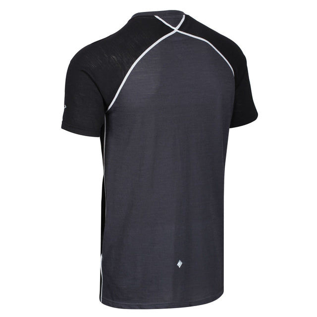 Regatta Mens Tornell II Wicking Merino Wool Base Layer T Shirt