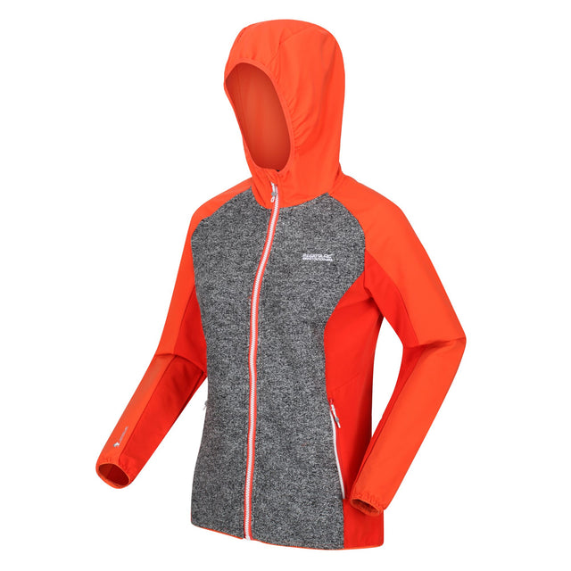 Regatta Womens Garn Full Zip Hooded Softshell Jacket