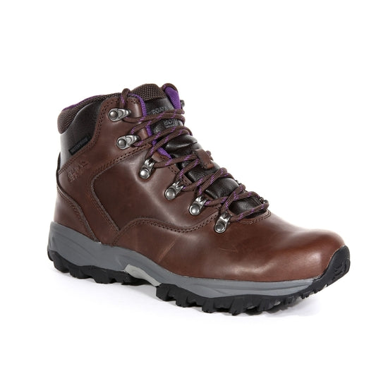 Regatta Womens Bainsford Waterproof Leather Hiking Boots