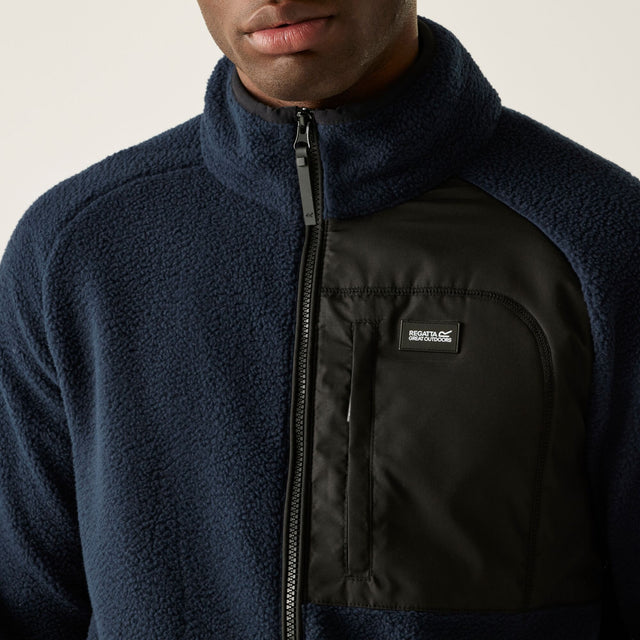 Regatta Mens Frankie Borg Full Zip Fleece Jacket