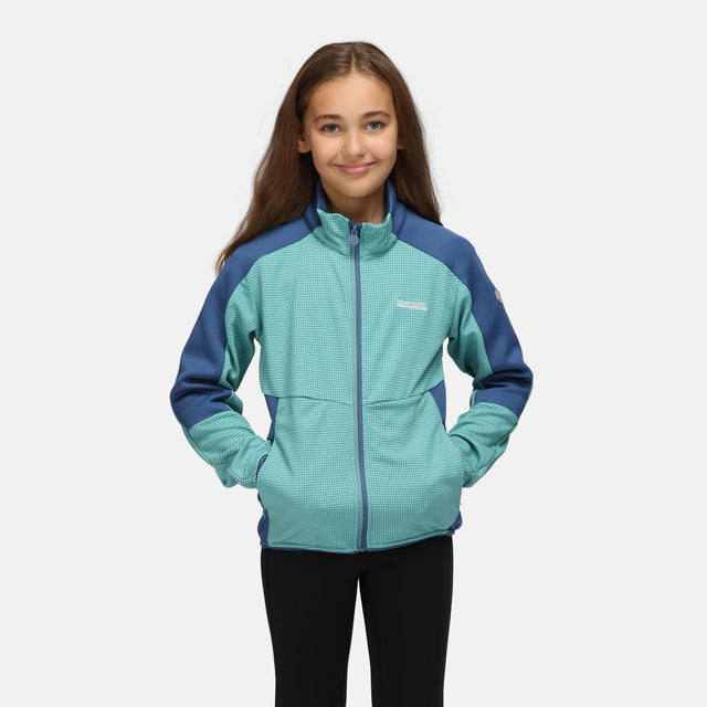 Regatta Kids Highton IV Full Zip Stretch Fabric Fleece Jacket