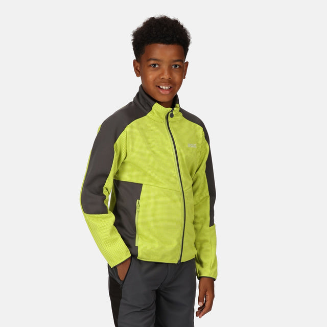Regatta Kids Highton IV Full Zip Stretch Fabric Fleece Jacket