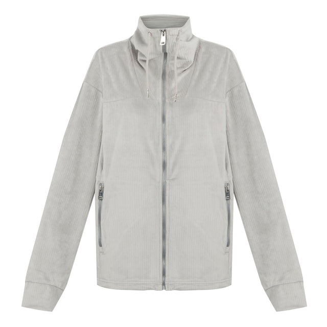 Regatta Womens Jessalyn Velour Jumper Full Zip Fleece Jacket