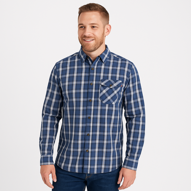 Regatta Mens Lonan Long Sleeve Check Shirt