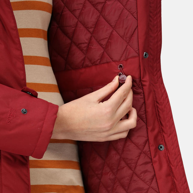 Regatta Womens Renata Fur Collar Insulated Waterproof Jacket