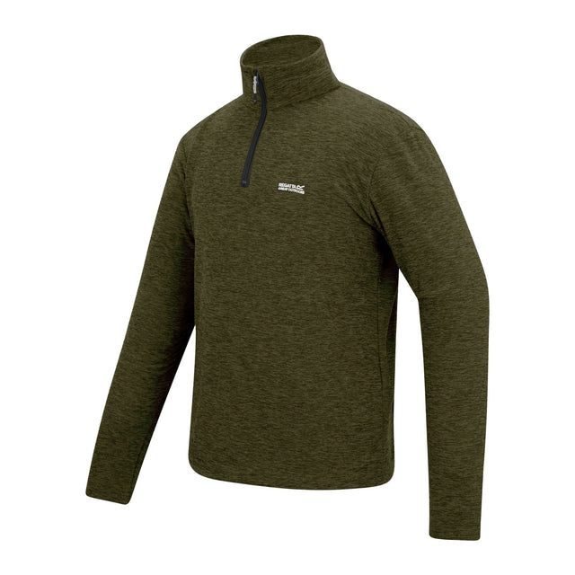 Regatta Mens Thompson Marl Half Zip Fleece Jacket
