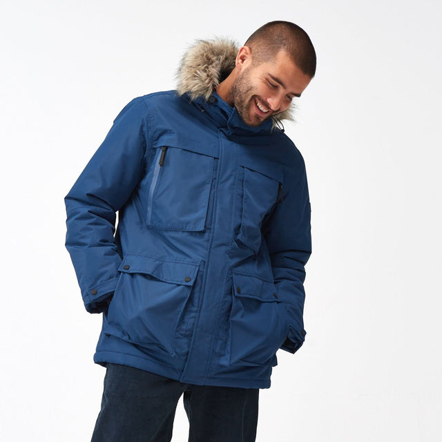 Regatta Mens Volter Battery Heated Insulated Winter Waterproof Parka Jacket