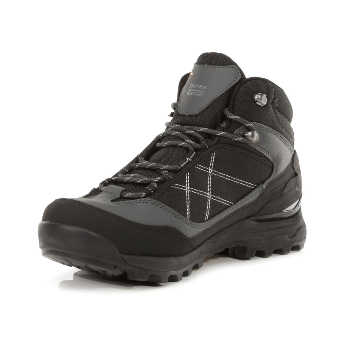 Regatta Samaris Pro Mens Waterproof Walking Hiking Boots - Black/Briar