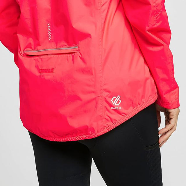 Dare2b Womens Mediant Waterproof Reflective Cycle Jacket