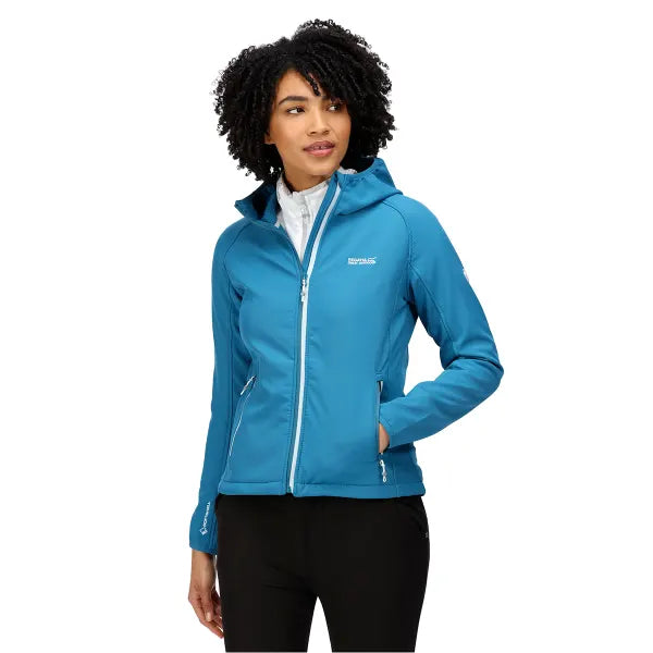 Regatta Womens Arec III Full Zip Hooded Softshell Jacket