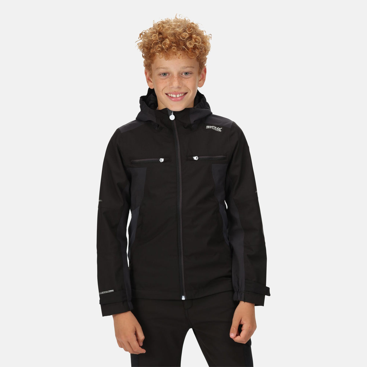 Regatta Kids Highton II Junior Stretch Fabric Lightweight Waterproof Jacket