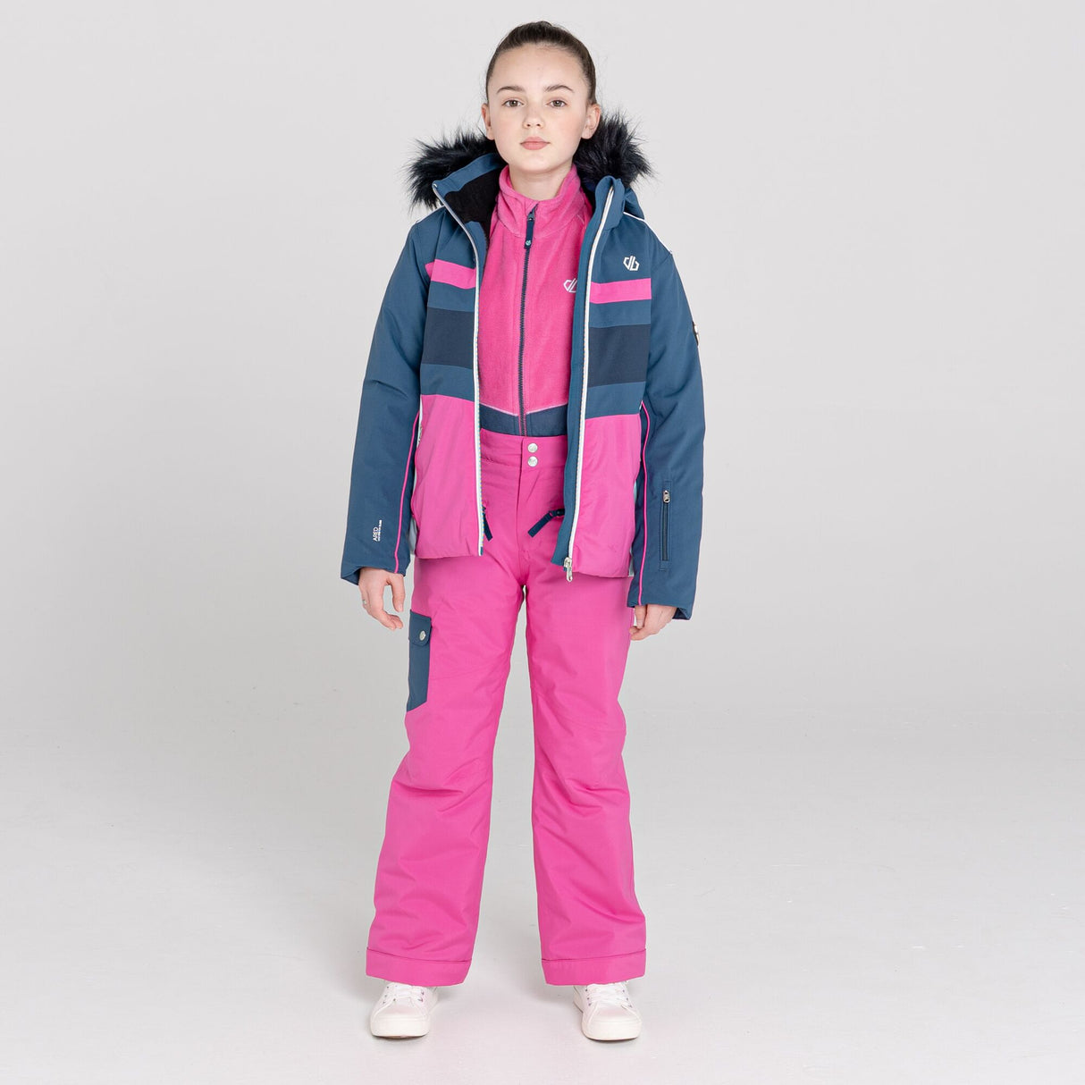 Dare2b Girls Kids Belief Insulated Waterproof Ski Jacket