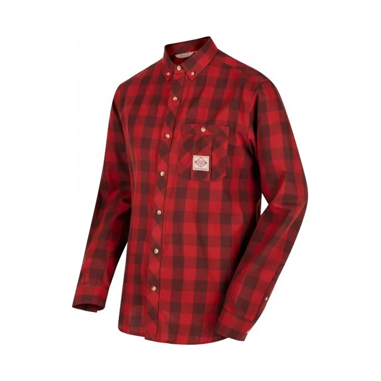 Regatta Mens Loman Casual Long Sleeved Check Shirt