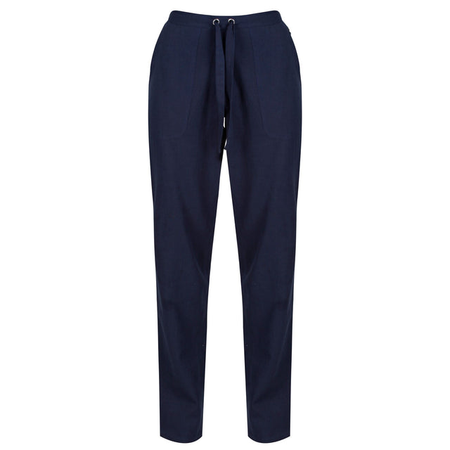 Regatta Womens Quanda Coolweave Cotton Light Casual Trousers