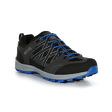 Regatta Samaris II Low Mens Waterproof Walking Hiking Shoes - Grey/Blue