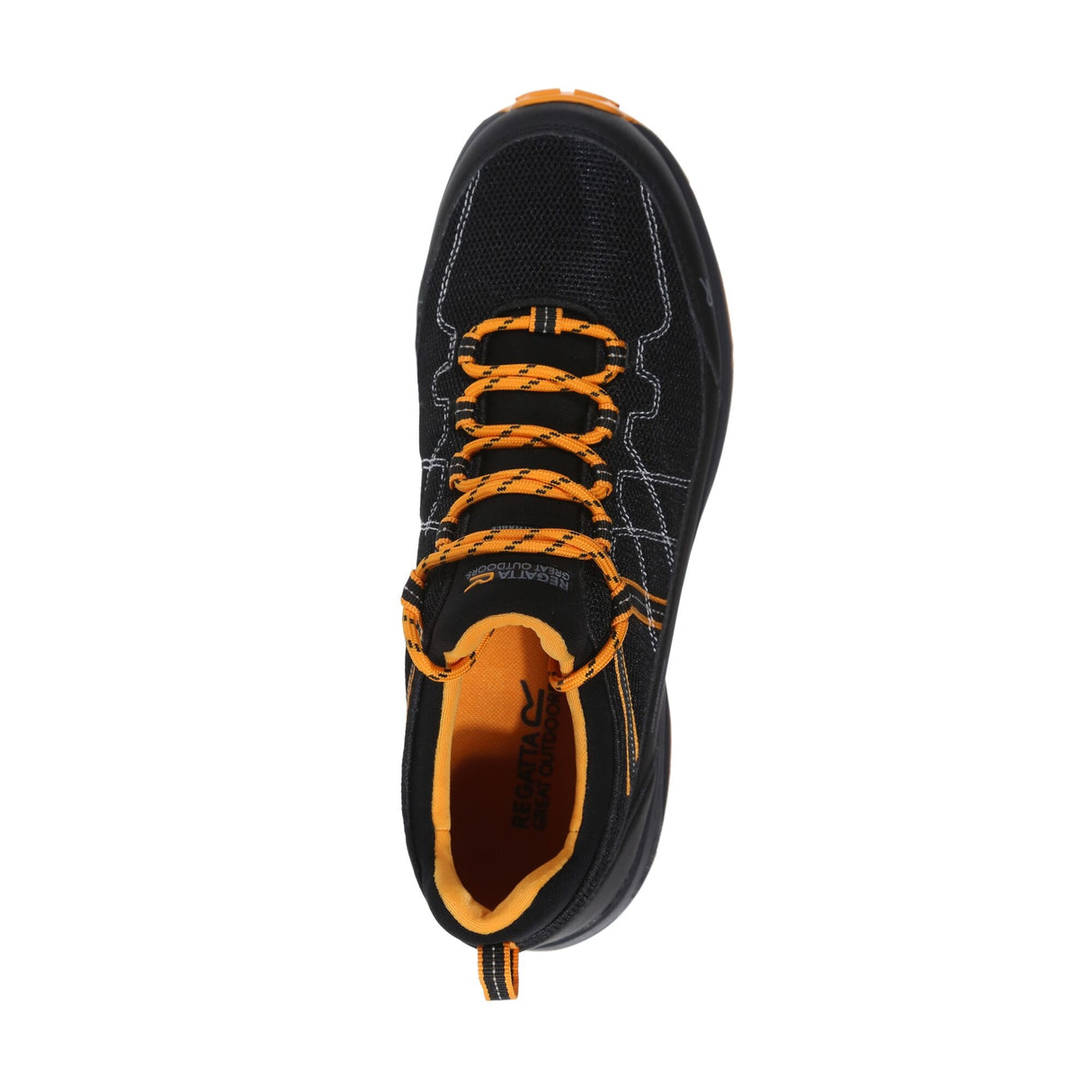 Regatta Samaris Lite Low Mens Waterproof Walking Hiking Shoes - Black/Orange