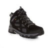 Regatta Tebay Mid Mens Waterproof Walking Hiking Boots - Black/Granite