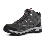 Regatta Tebay Mid Mens Waterproof Walking Hiking Boots - Grey/Red