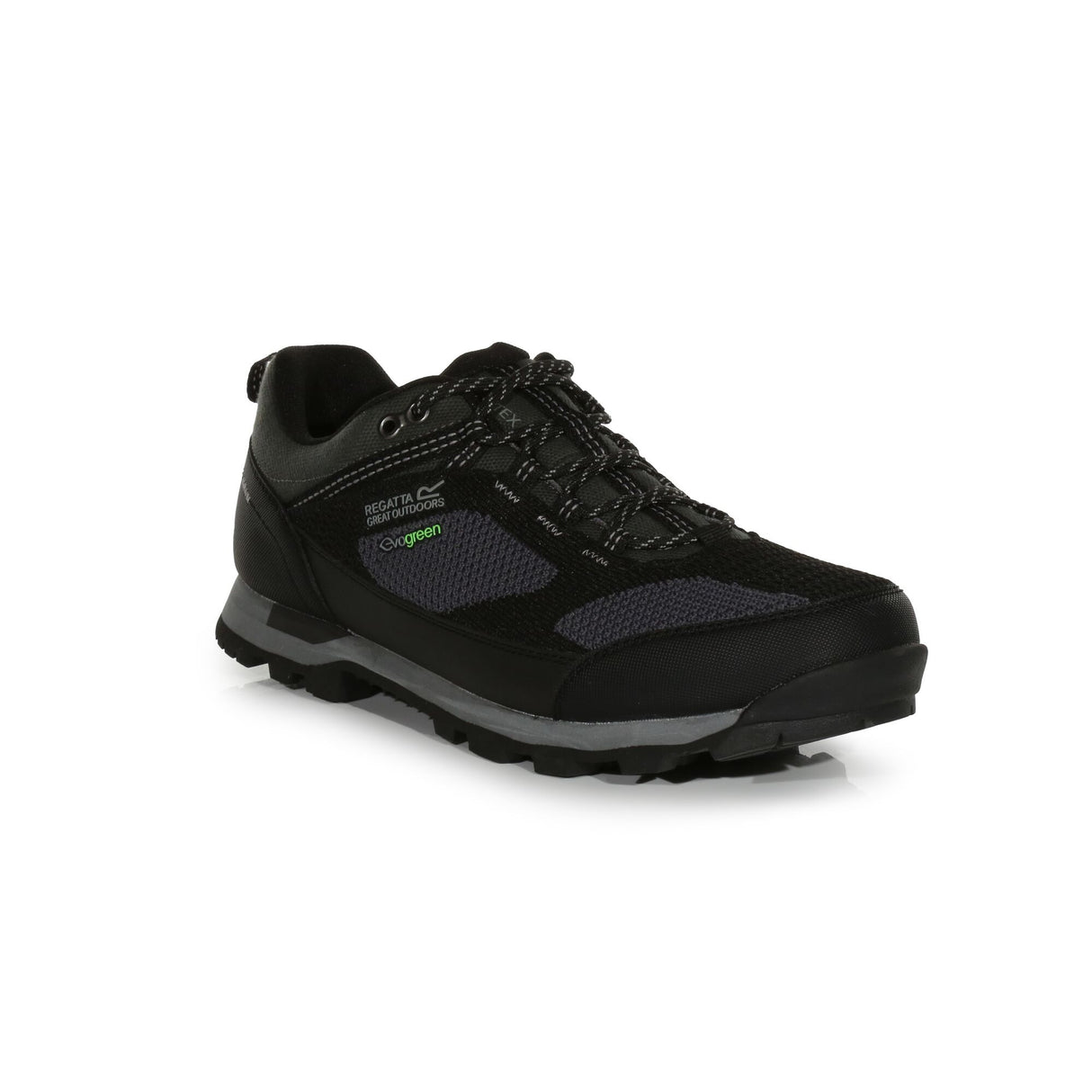 Regatta Blackthorn Evo Low Waterproof Walking Hiking Shoes - Black/Steel