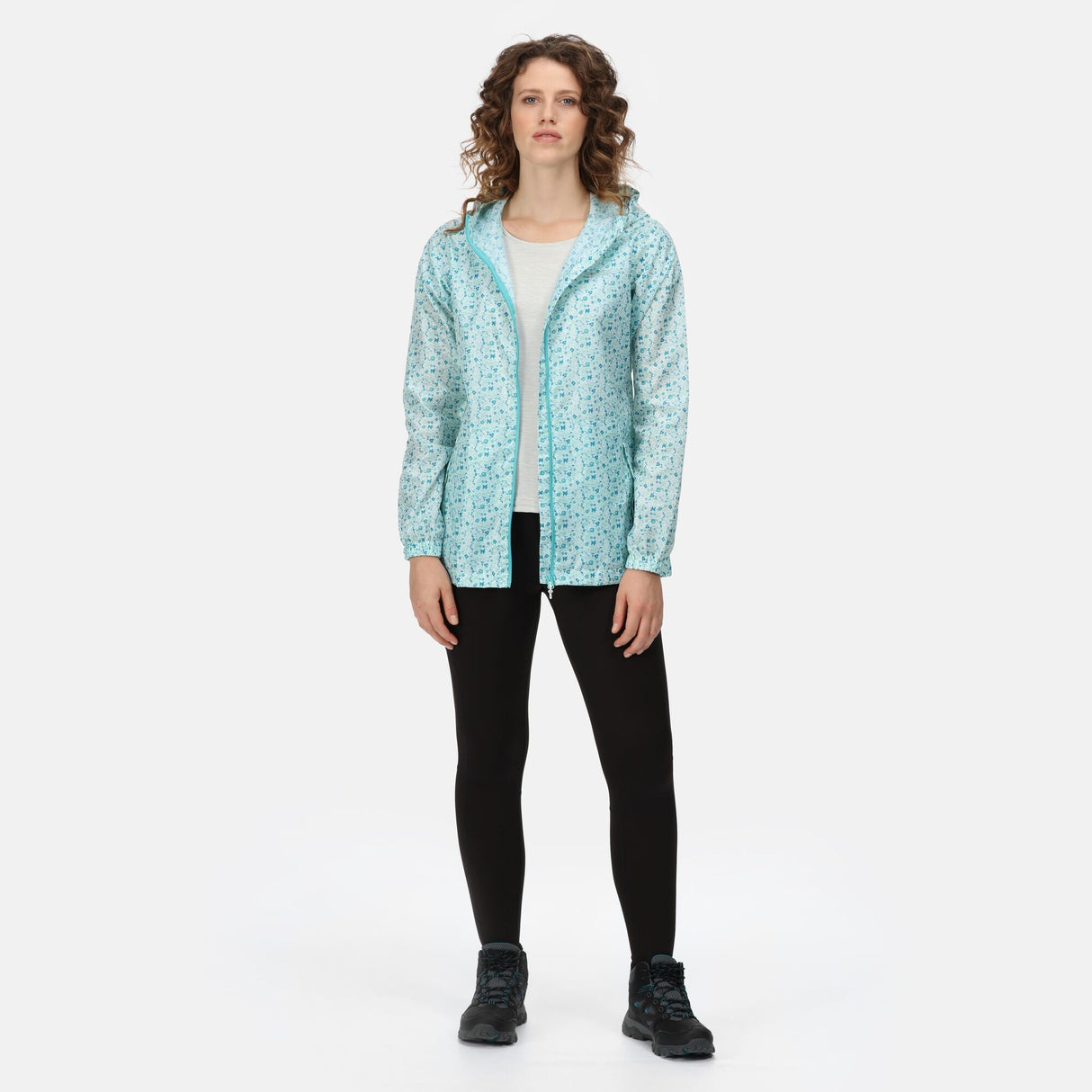 Regatta Womens Printed Pack it Packaway Waterproof Jacket