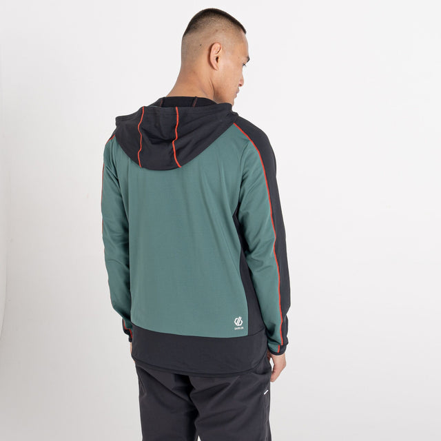 Dare2b Mens Revivied Core Full Zip Stretch Hooded Jacket