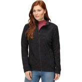 Regatta Womens Thornly Marl Knit Effect Full Zip Fleece Jacket