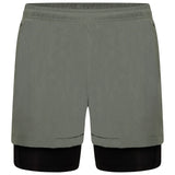 Dare2b Mens Recreate II 2 in 1 Gym Running Active Lined Shorts