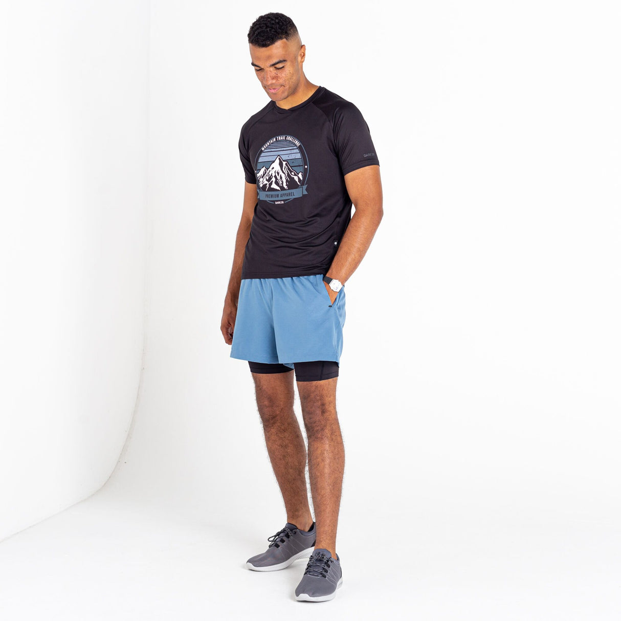 Dare2b Mens Recreate II 2-in1 Sporty Shorts