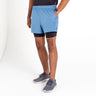 Dare2b Mens Recreate II 2 in 1 Gym Running Active Lined Shorts