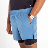 Dare2b Mens Recreate II 2 in 1 Gym Running Active Lined Shorts