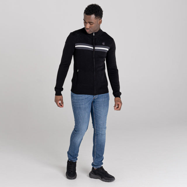 Dare2b Mens Dutiful Full Zip Jumper Knitted Sweater
