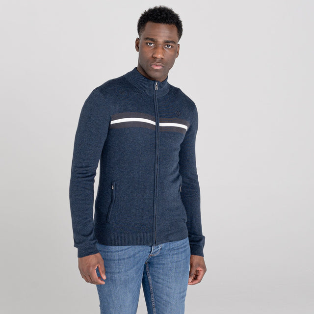 Dare2b Mens Dutiful Full Zip Jumper Knitted Sweater