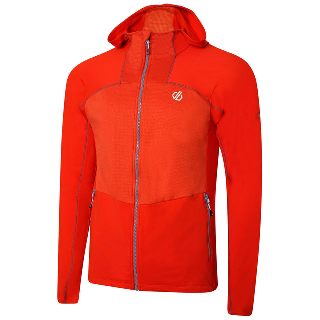 Dare2b Mens Revive II Lightweight Full Zip Stretch Hooded Jacket