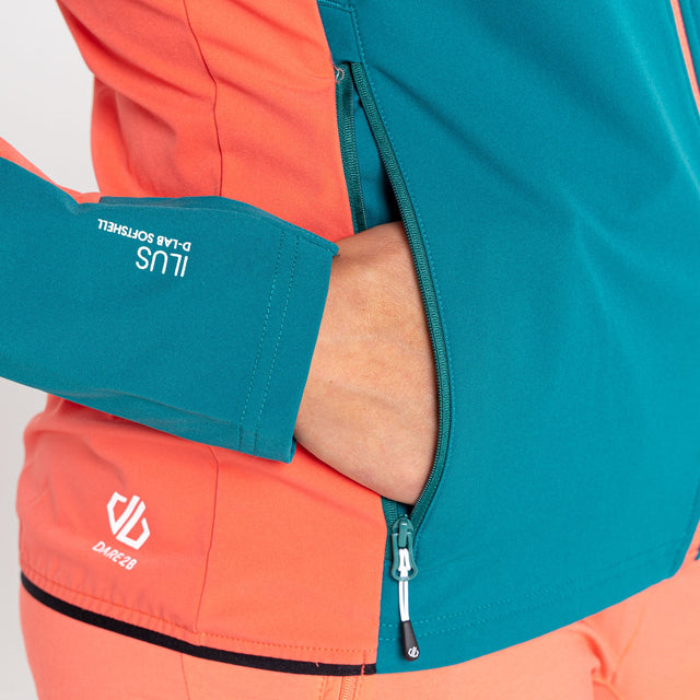 Dare2b Womens Avidly Hooded Softshell Jacket