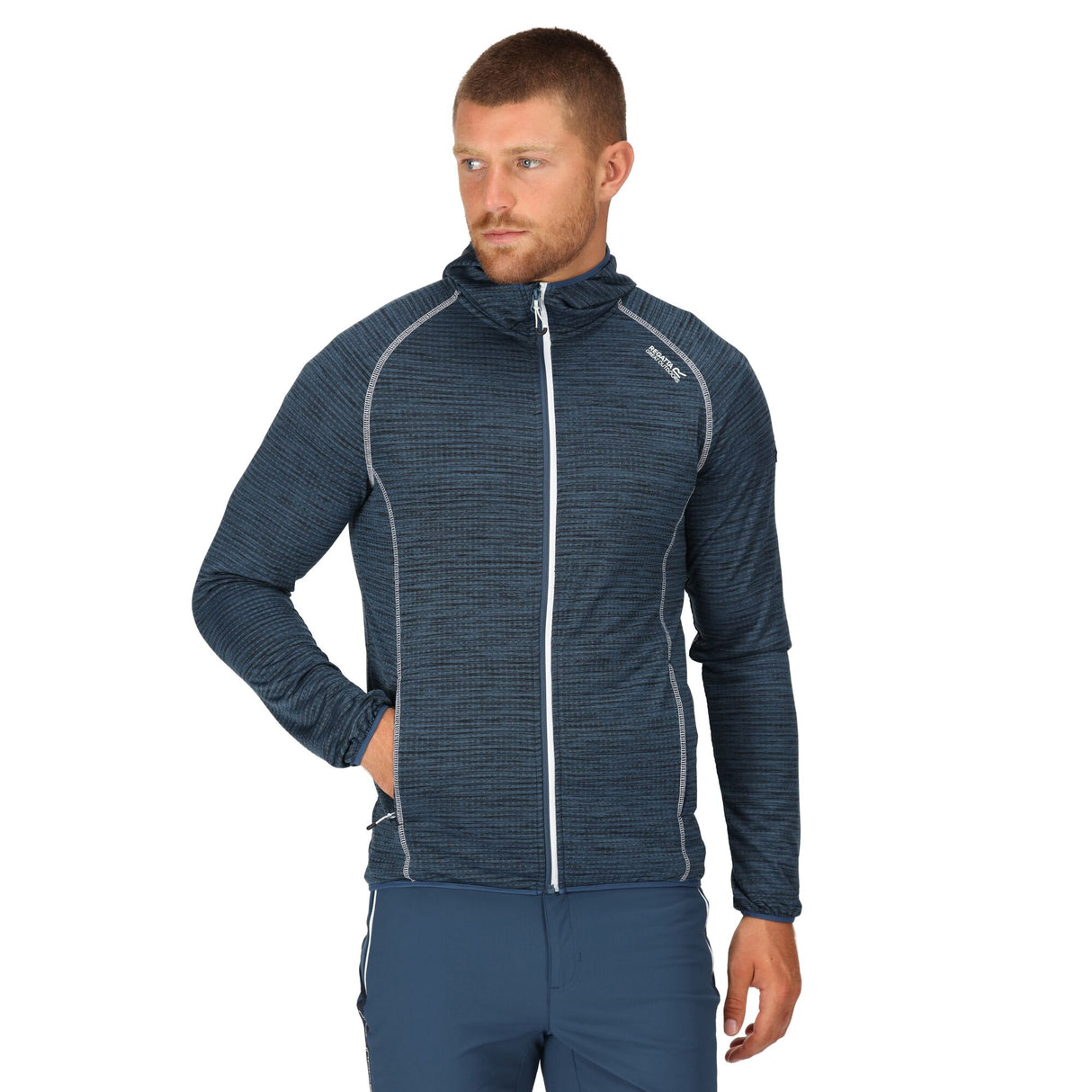 Regatta Mens Yonder Full Zip Fleece Hoodie