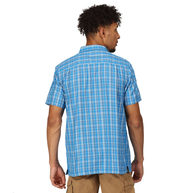 Regatta Mens Kalambo VII Short Sleeve Check Shirt