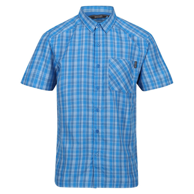 Regatta Mens Kalambo VII Short Sleeve Check Shirt