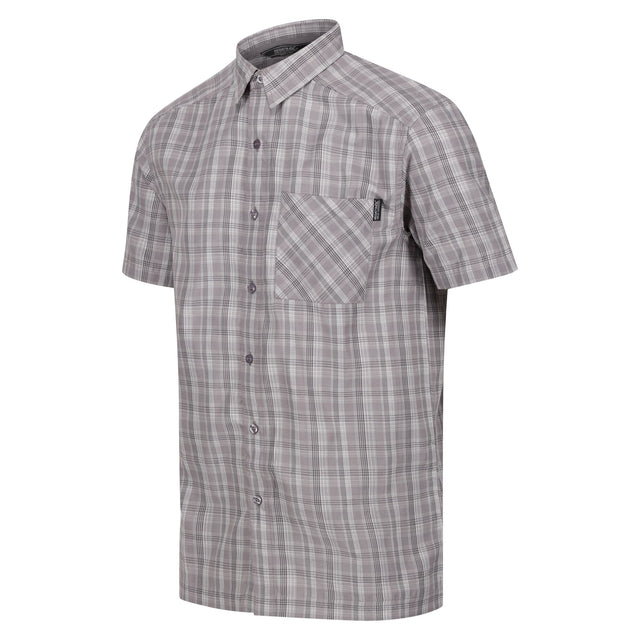 Regatta Mens Kalambo VII Short Sleeve Check Shirt
